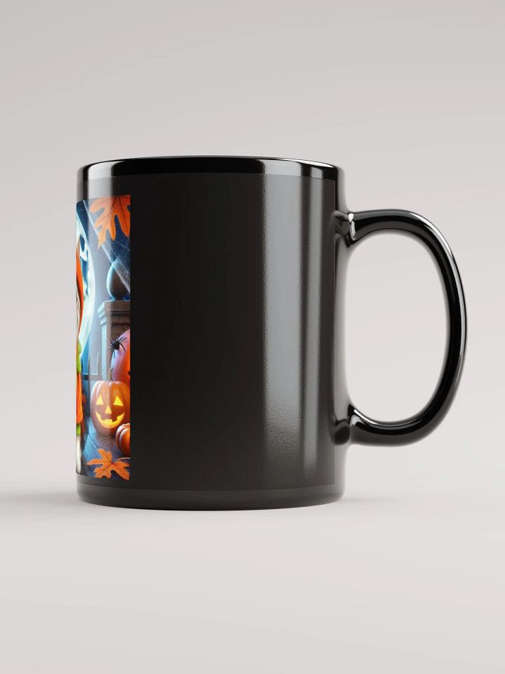 Black Mug with Cute Cat Halloween product image (1)