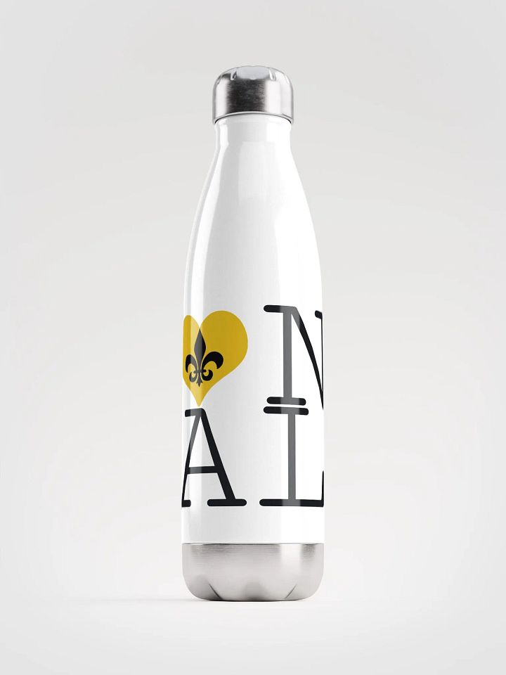I LOVE NOLA **BIGSHOT BOTTLE** (GOLD HEART STAINLESS STEEL) product image (1)