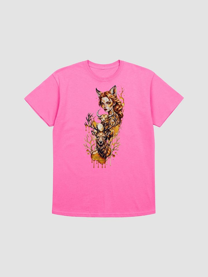 Vixen Stag and Bull Honey heavyweight T-shirt product image (1)