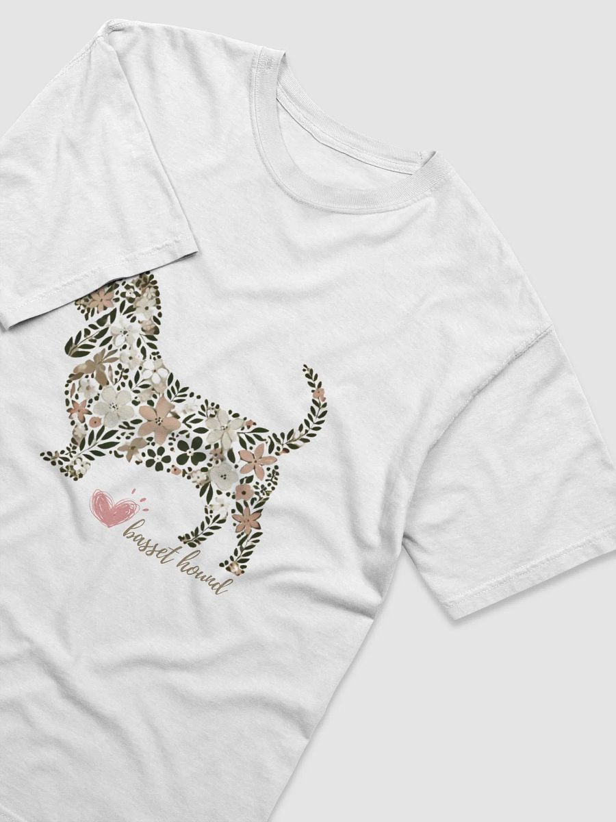 Floral Basset Hound: Nature-Inspired Dog Silhouette product image (3)