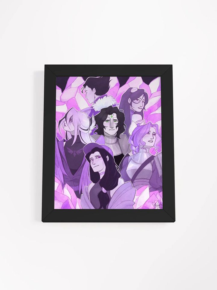 Purple💜 - Framed Print product image (1)