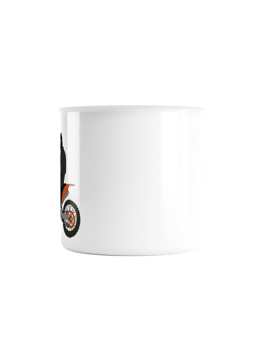 Heart-hand on Bike | Enamel Mug product image (2)