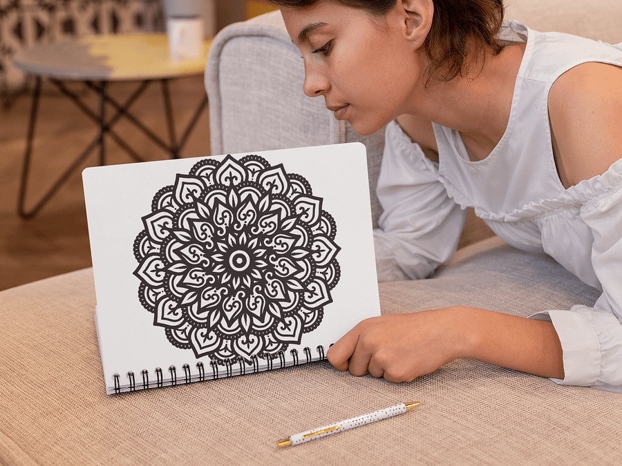 Mega Mandala Printable Coloring Book product image (9)