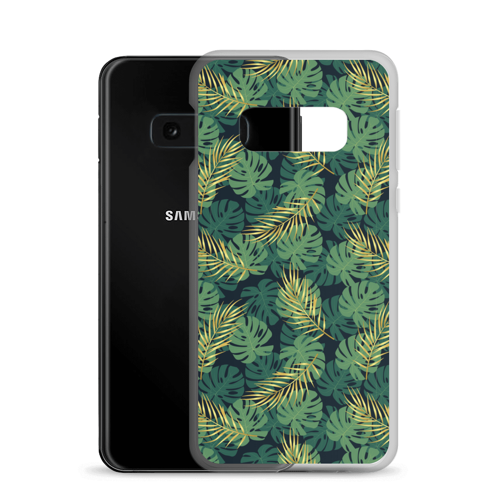 Sleek Protection: Tropical Leaves Design for Samsung Phones product image (24)