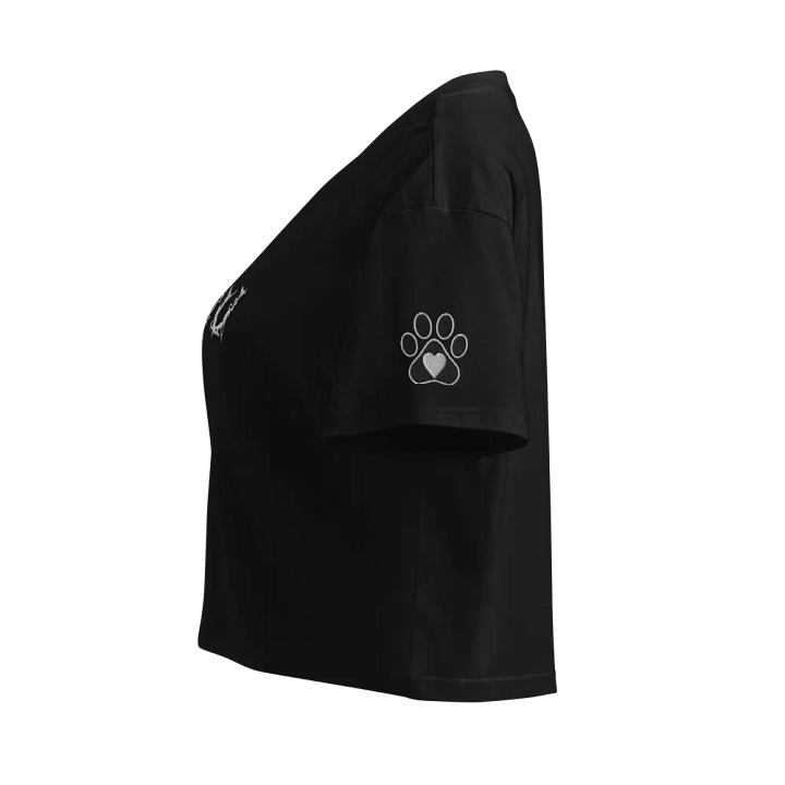 Embroidered Metal UwU Cropped T-Shirt product image (2)