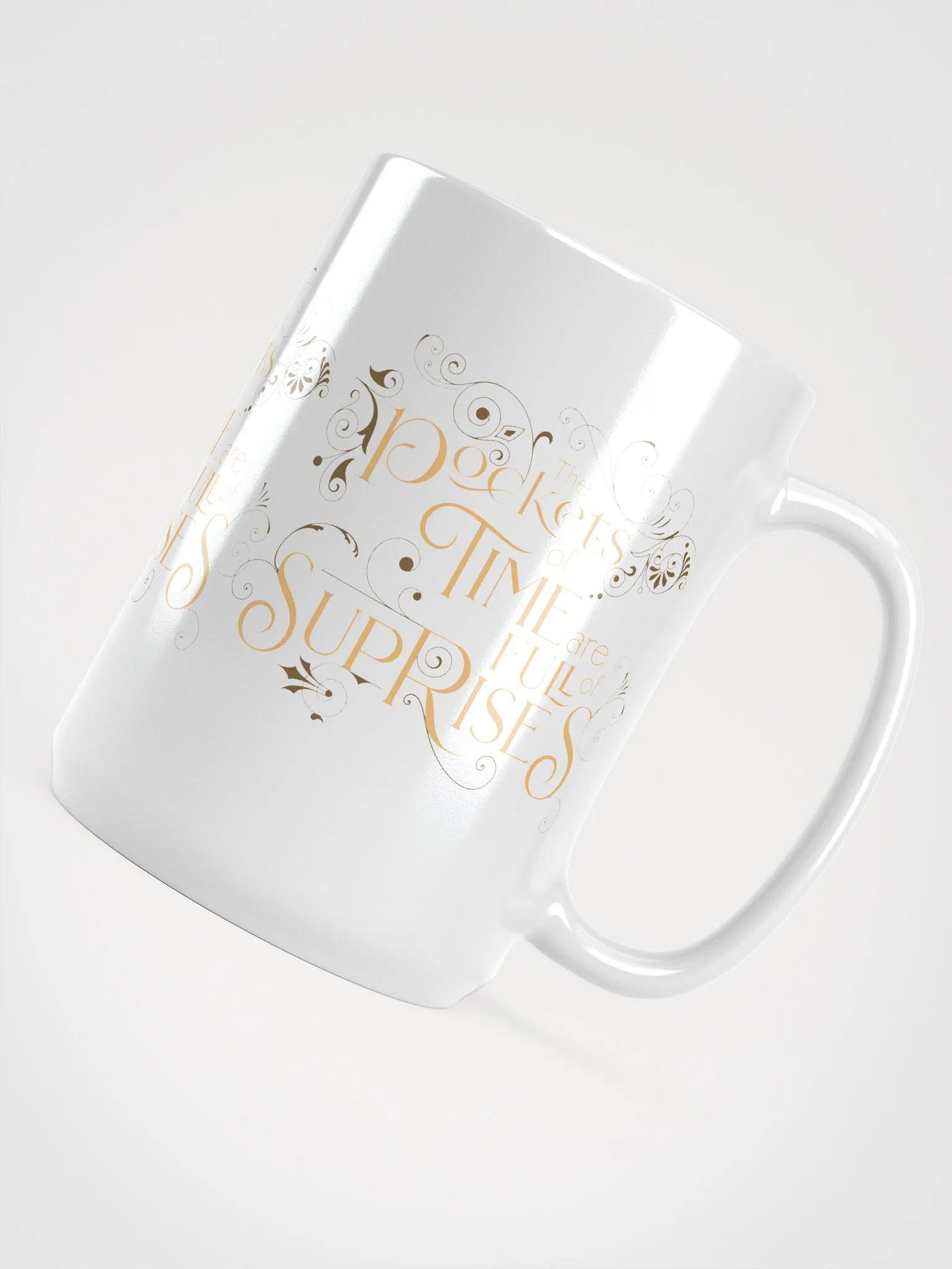 FOCUS DRIVEN Mindset White Glossy Mug product image (3)