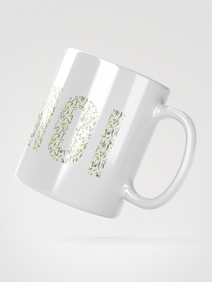 Mug Blanc Toi et Moi - Décor feuillage Olivier de Provence - Cadeau Couple product image (2)