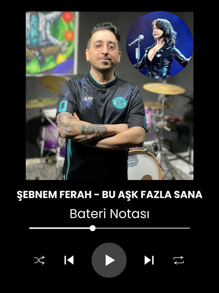 Şebnem Ferah - Bu Aşk Fazla Sana Bateri Notası product image (1)
