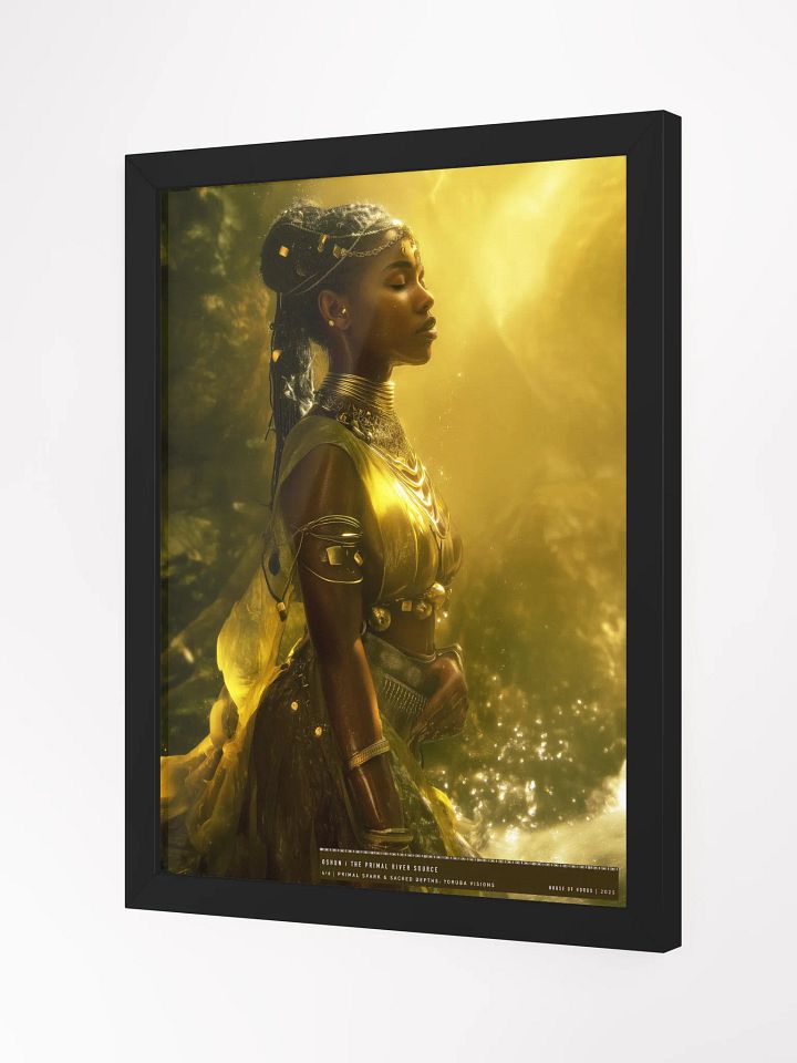 Oshun: The Primal River Source – Framed Matte Poster product image (2)