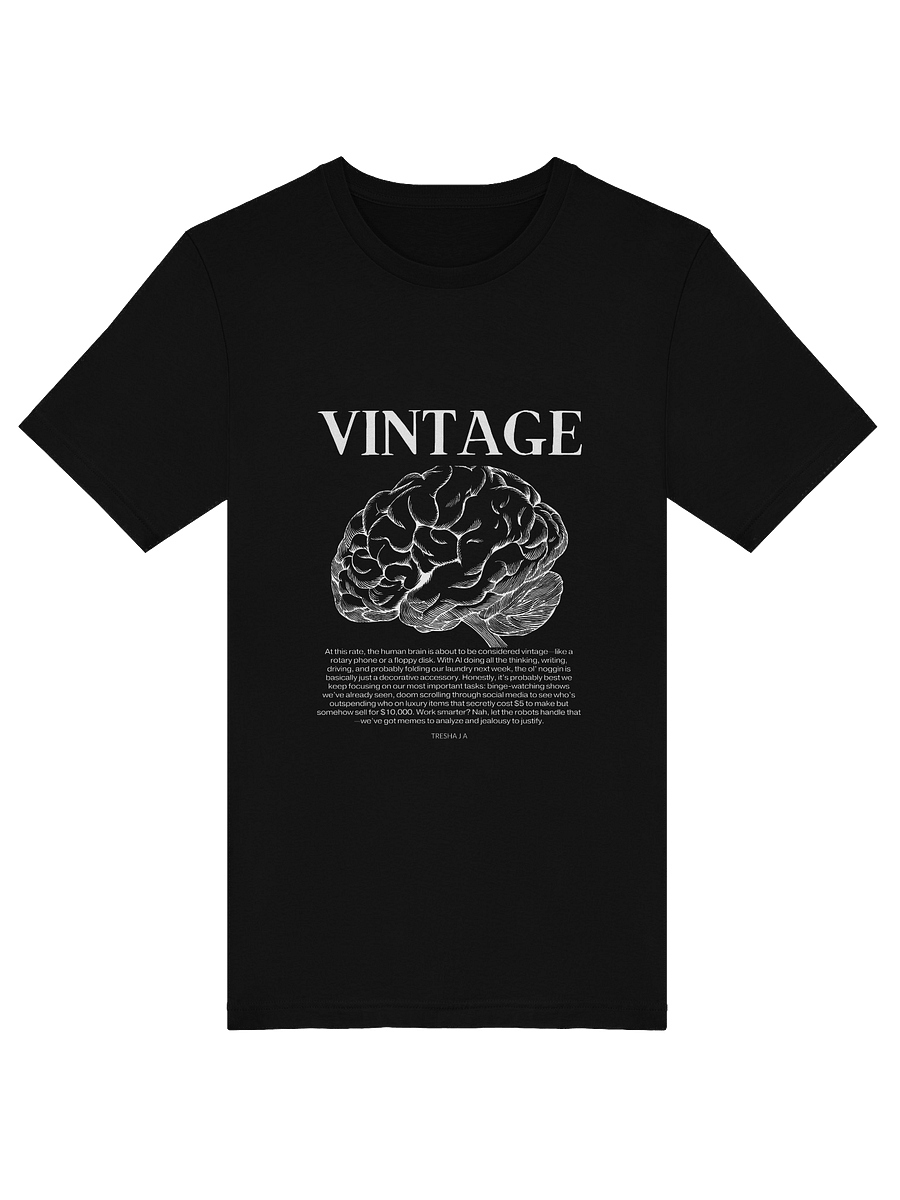 Vintage Brain Black Tee product image (1)