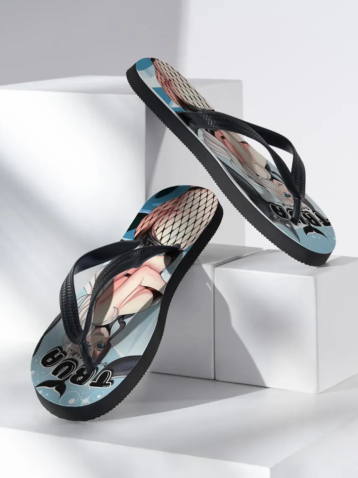 Orca Waifu Anime Flip-Flops product image (2)