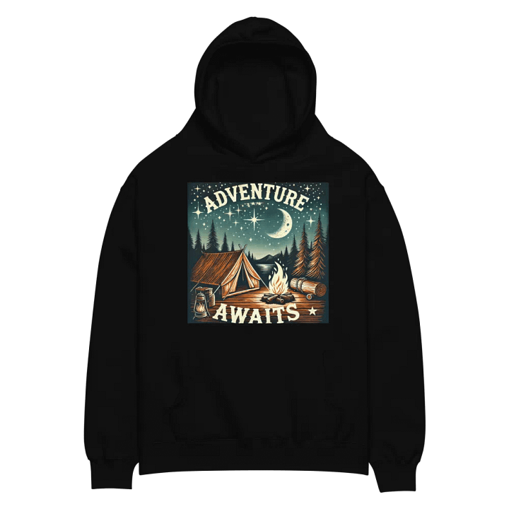 Adventure Awaits Unisex Oversized Hoodie product image (2)