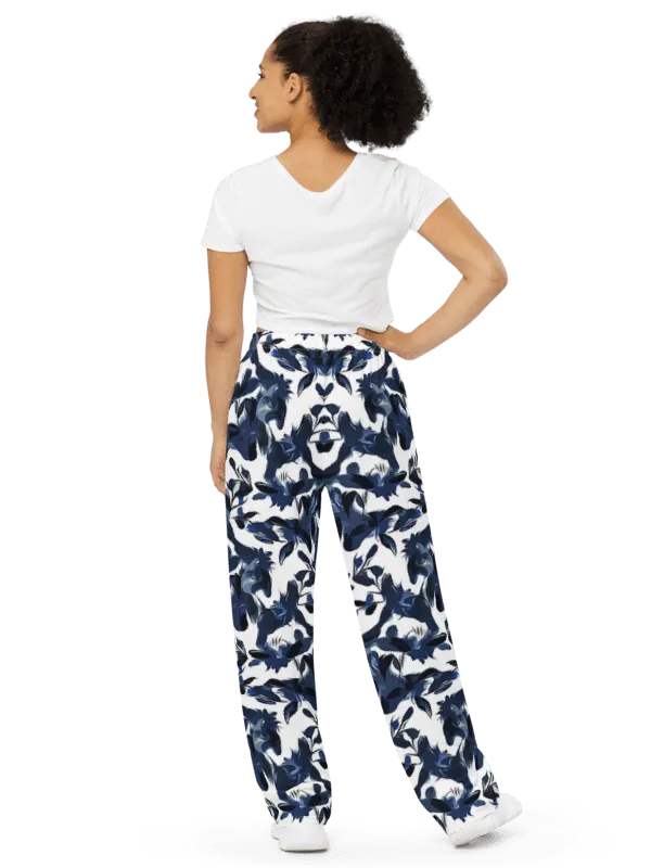 Wild Waves | Unisex Wide-Leg Pants product image (2)