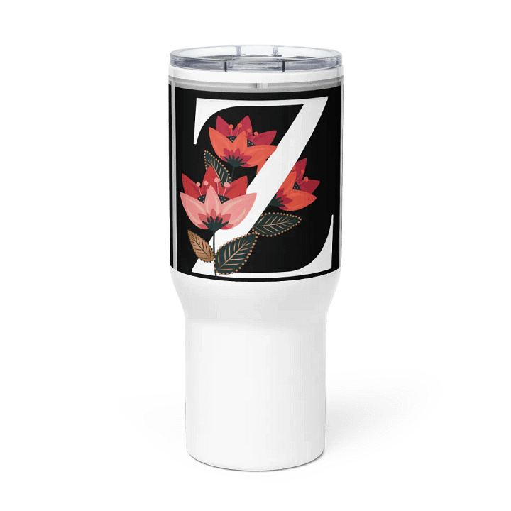 Floral Zest Stainless Steel Travel Mug product image (3)