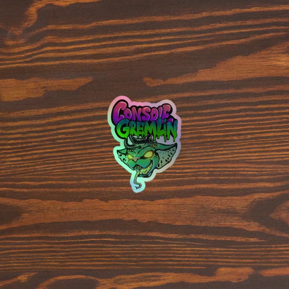 Console Gremlin Holographic Sticker product image (6)