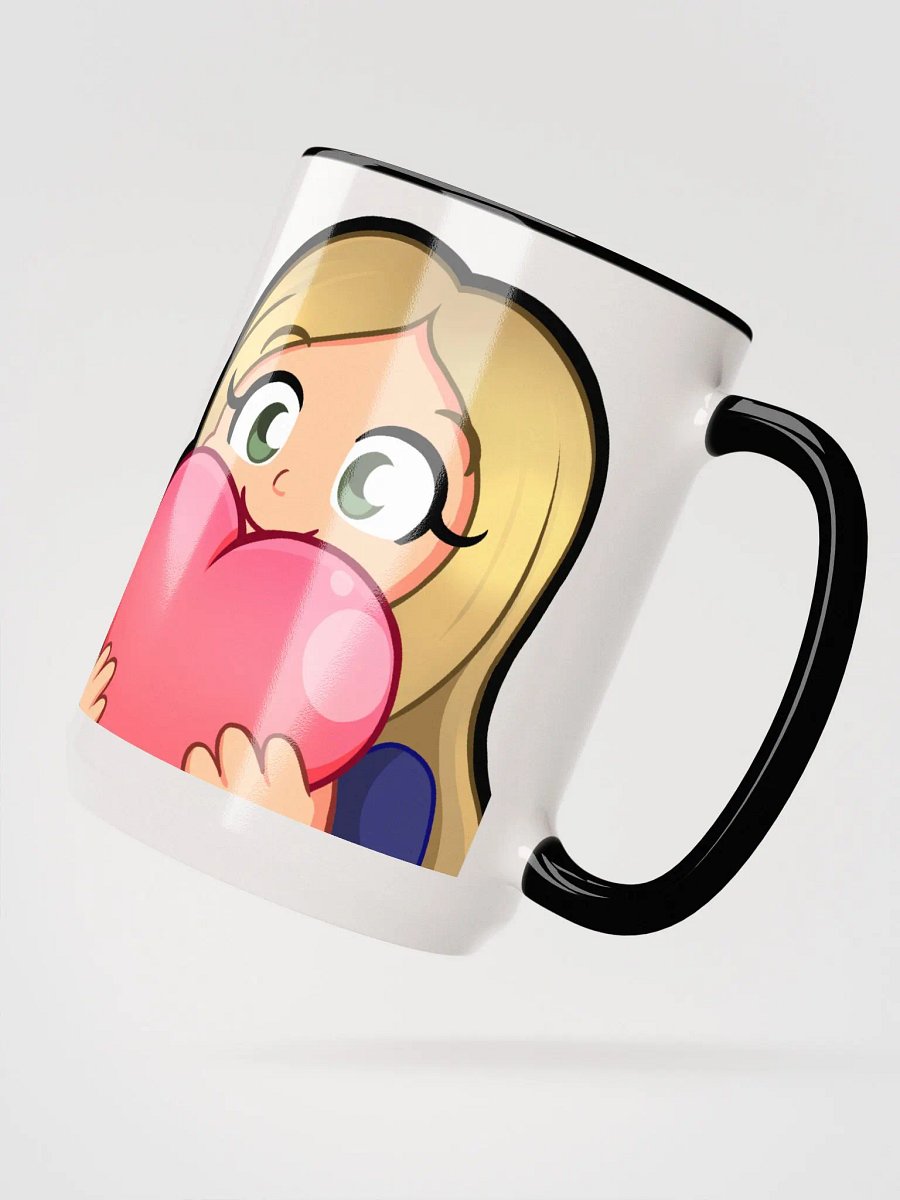 Cide Heart 15 oz Ceramic Mug with Color Inside product image (3)