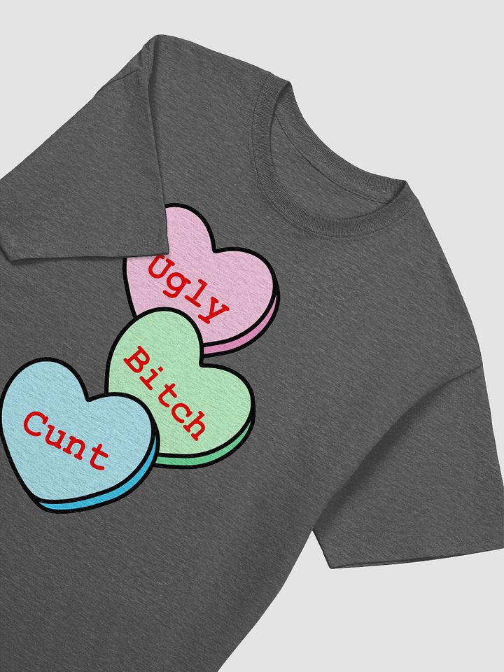 Baddie Candy Hearts Tee - Masculine fit product image (1)