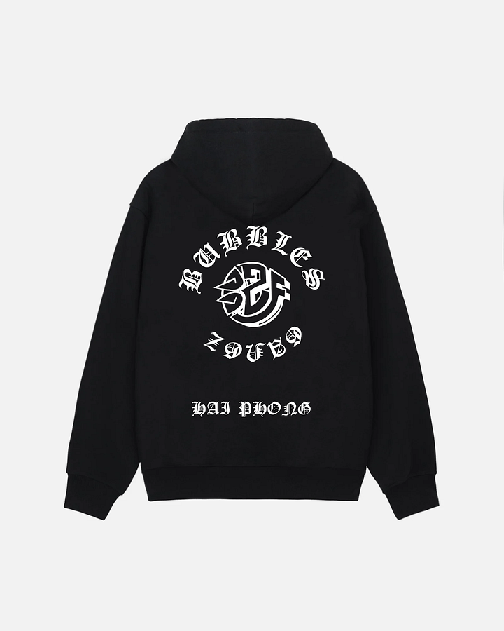 BUBBLESGANGZ HAIPHONG 2.0 HOODIE - BLACK product image (1)