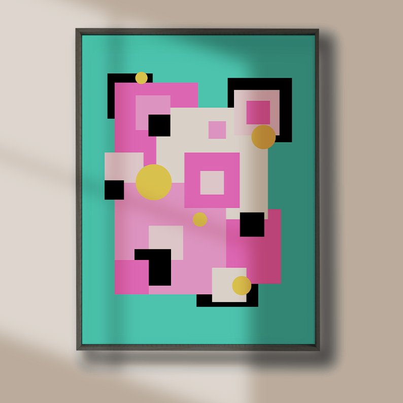 Funky Evil Eye Gallery Wall Set of 8 DIGITAL Prints product image (12)