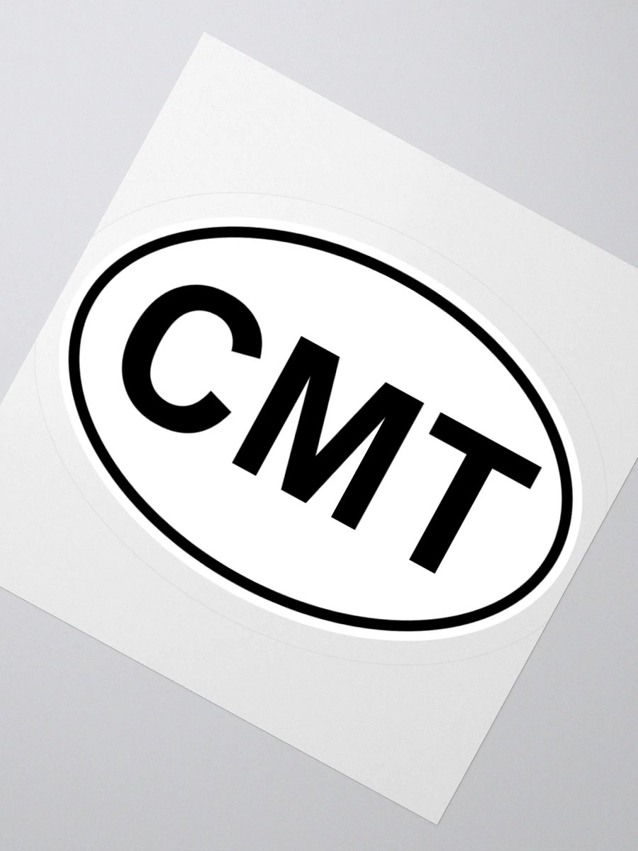 CMT Oval Sticker product image (2)