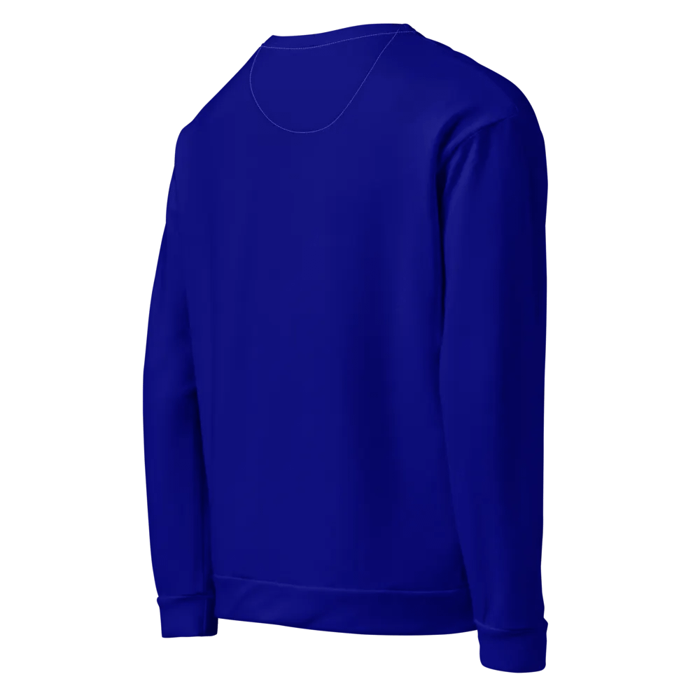 Plain Color Navy Blue Sweatshirt product image (4)