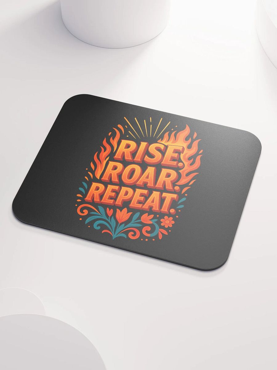 Rise. Roar. Repeat. Mouse Pad – High-Energy Desk Motivation product image (3)