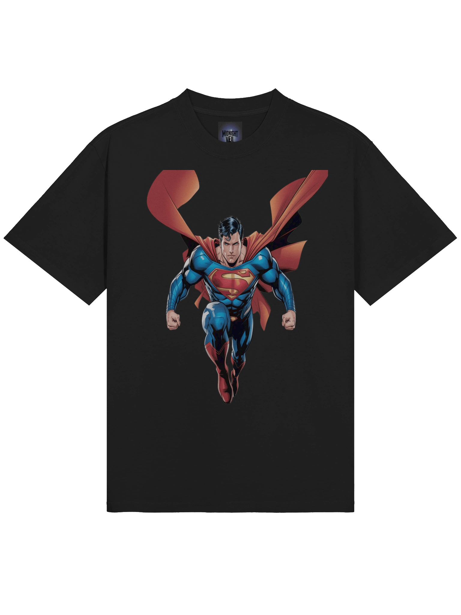 Superman Twilight Triumph Oversized Faded T-Shirt product image (5)