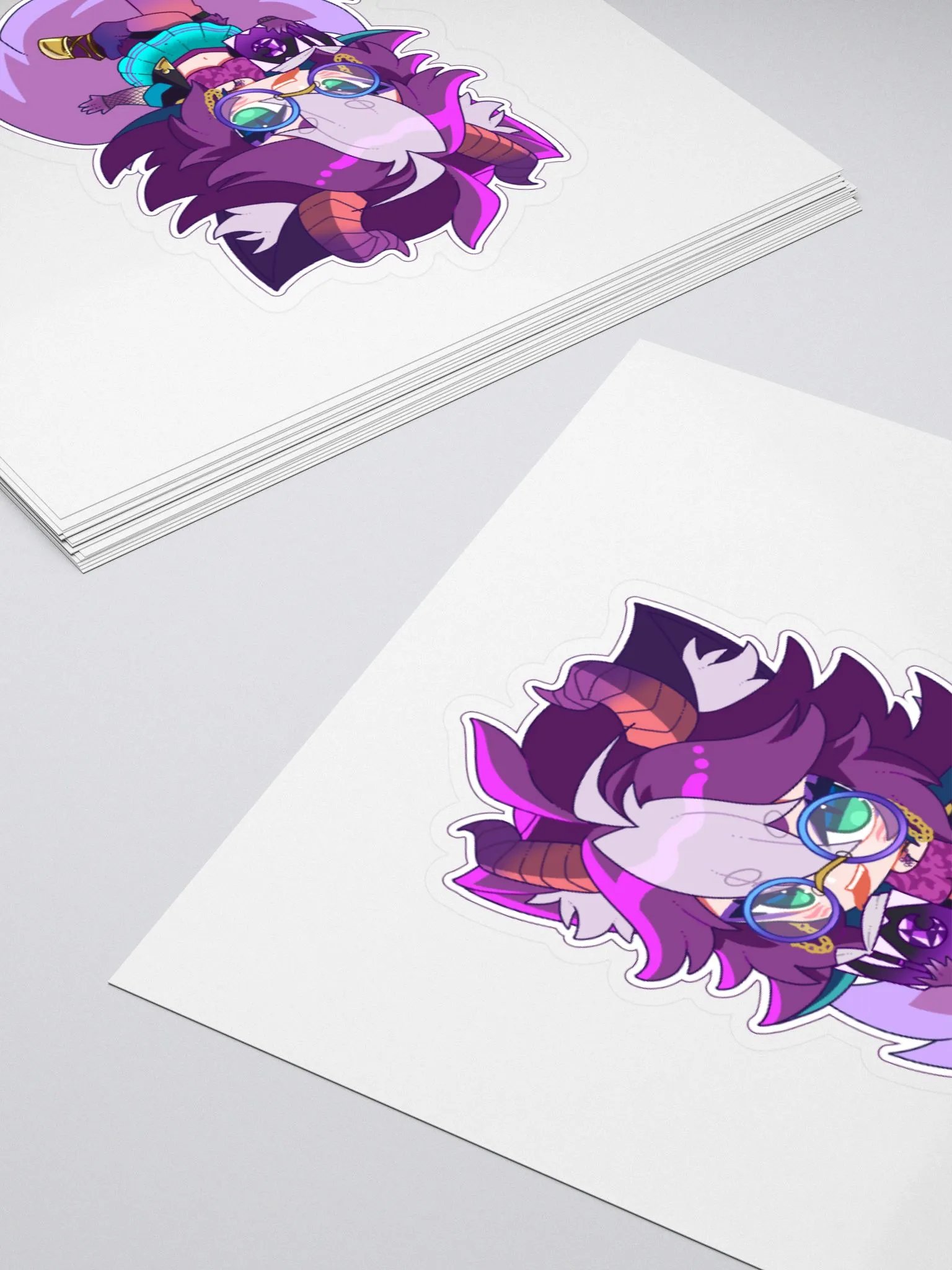 Loki with a Book! Kisscut Sticker (Multiple Sizes) product image (4)