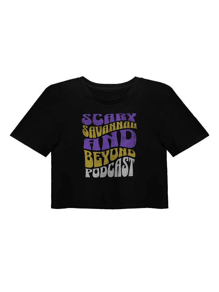 Groovy Scary Savannah Crop Top T-Shirt product image (6)