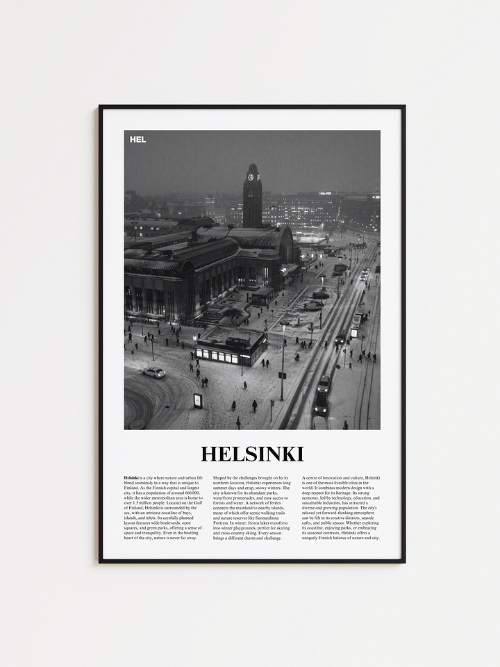 Helsinki 04 Newspaper Poster product image (1)