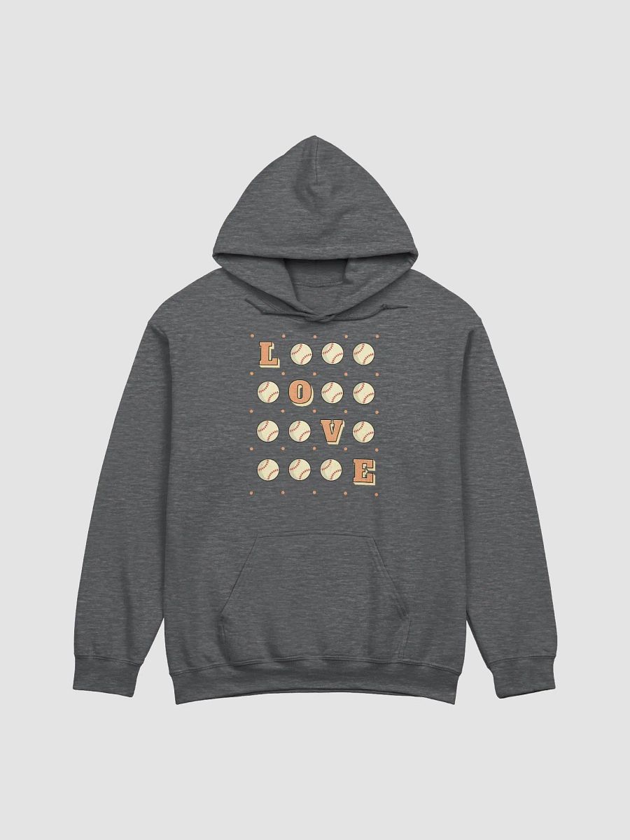 Love Baseball Grid Hoodie product image (4)