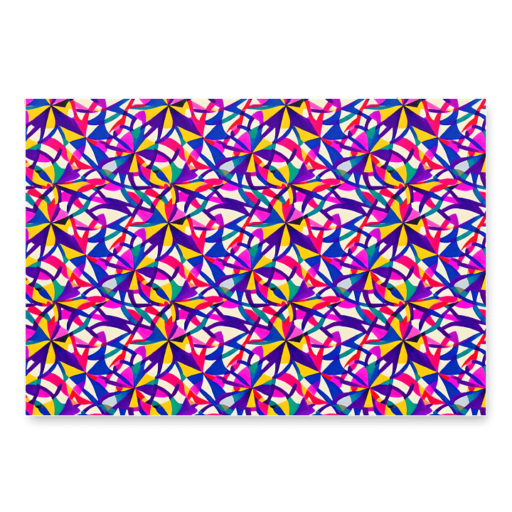 Ranbow Shapes Paper Sheet product image (1)