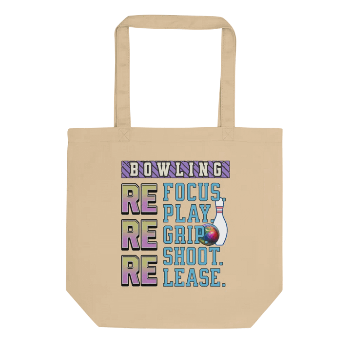 Reuse Bowling Focus Eco Tote Bag product image (1)