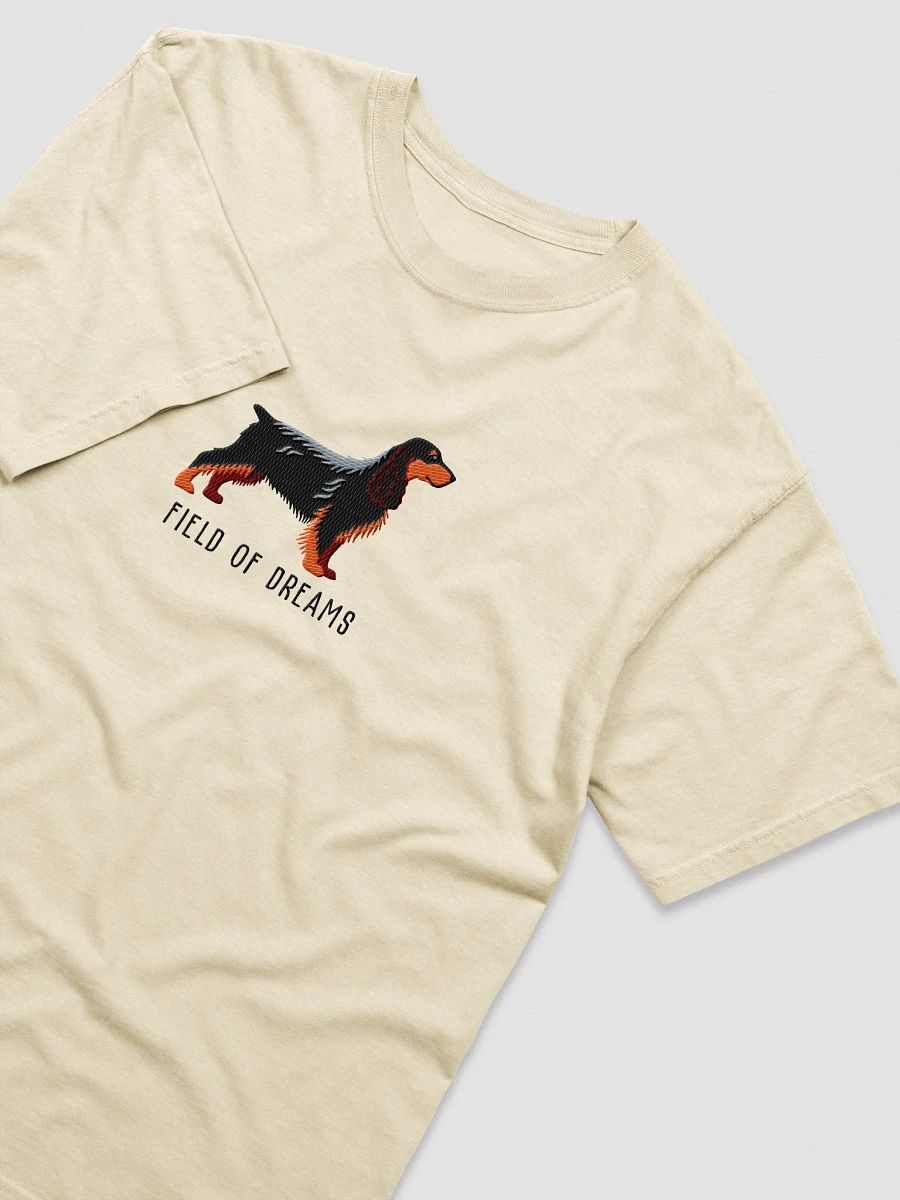 Field of Dreams T-Shirt(Embroidered) of a Field Spaniel(Black & Tan) product image (43)