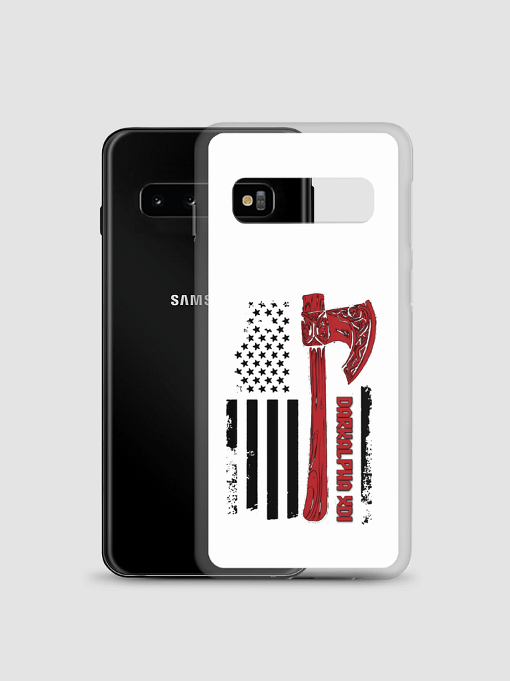 DarkAlpha American Axe Logo White Phone Case - Samsung Galaxy product image (2)