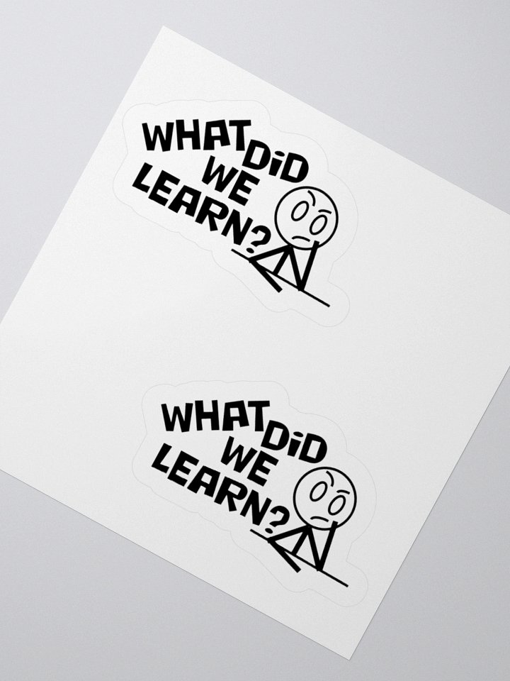 What did we learn stickers product image (2)