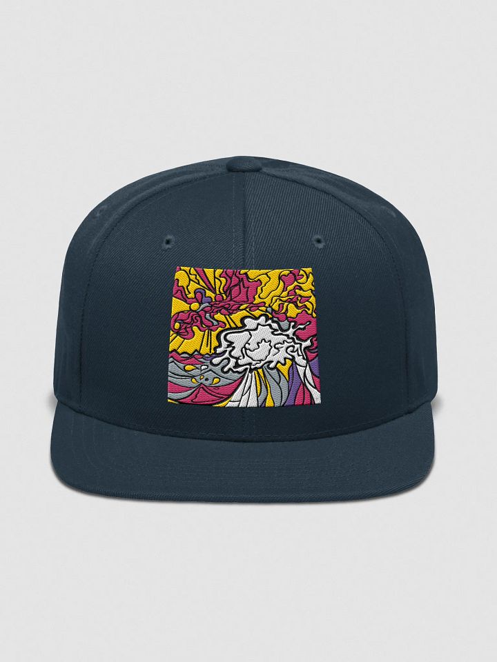 Electric Wave Snapback Cap - Wave at Sunset product image (14)