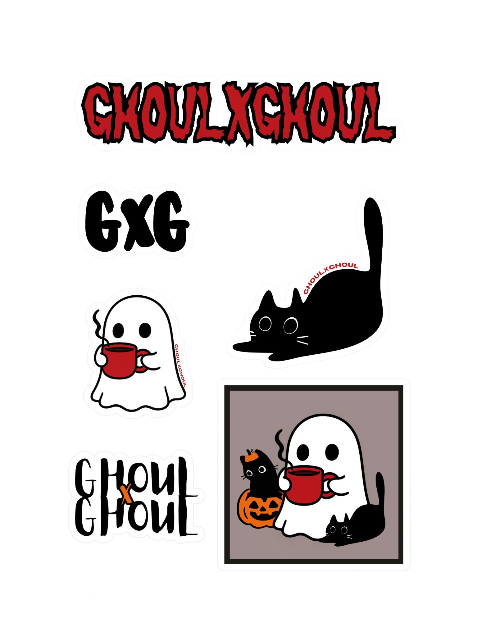 GXG Halloween Sticker Sheet product image (3)