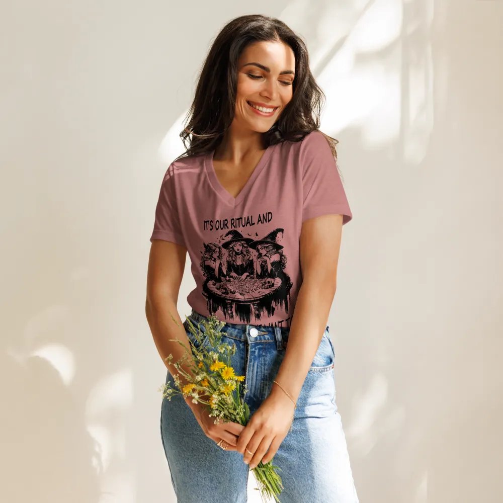 Scry If We Want To V-Neck Tee product image (2)