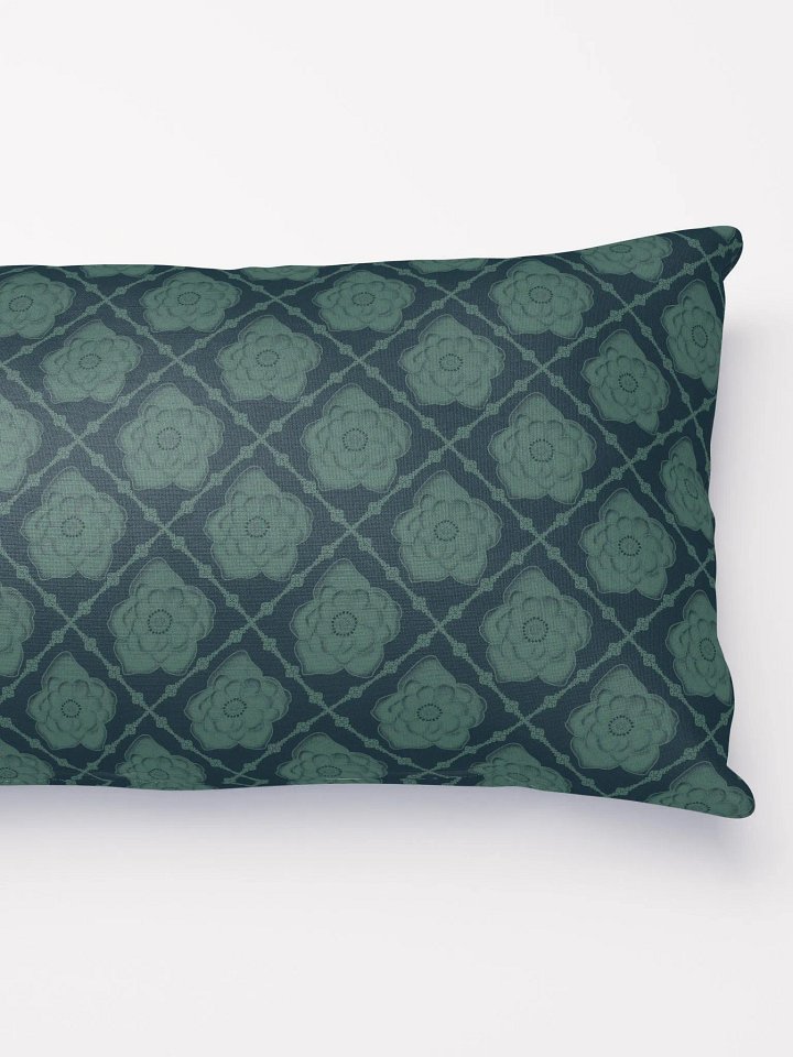 Teal Hellebore Pillow product image (5)