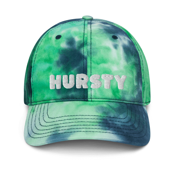 Hursty Tie-Dye Cap - White Text product image (7)