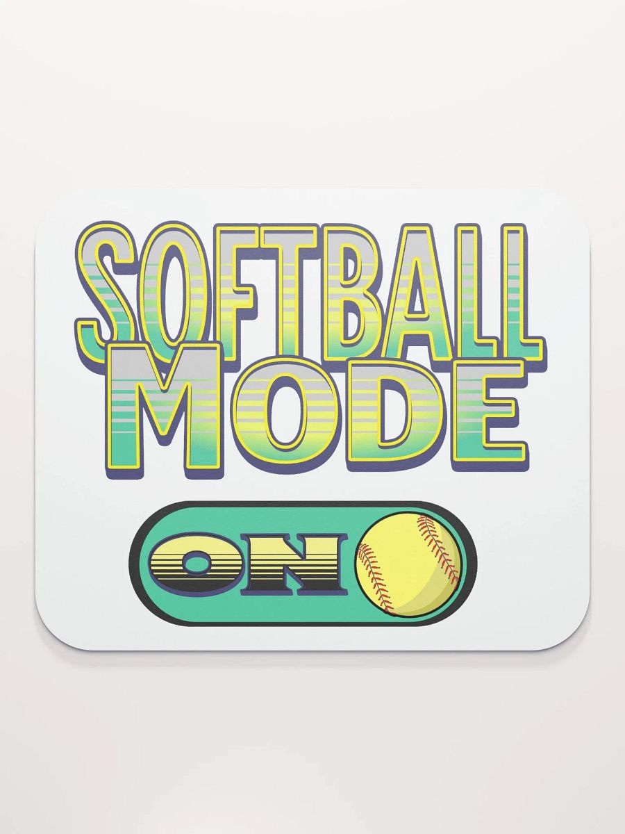Softball Mode On Mouse Pad product image (1)