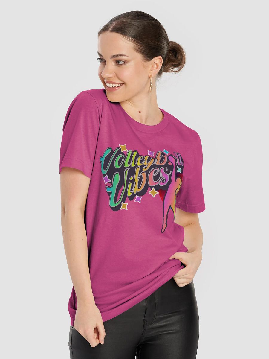 Volleyball Vibes Female Vibrant T-Shirt product image (4)