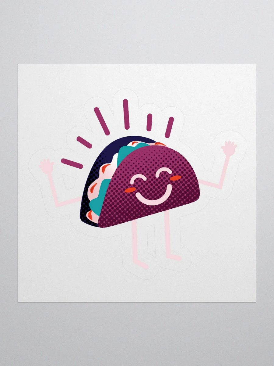 Happy Taco Sticker product image (1)