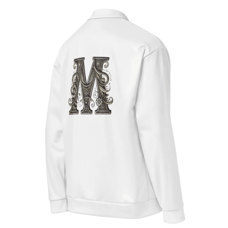 Vintage Floral Letter M All-Over Bomber Jacket product image (4)