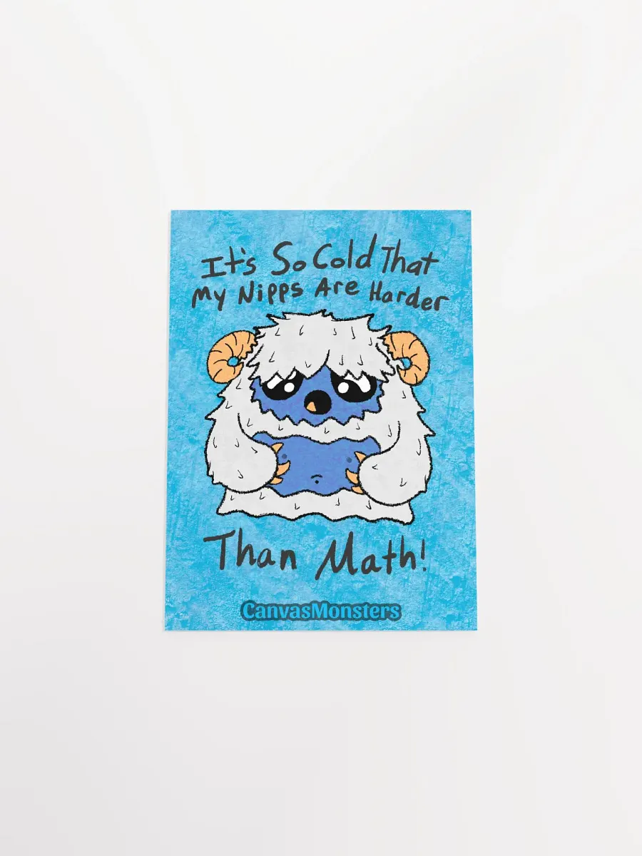 Harder Than Math Matte Poster product image (8)
