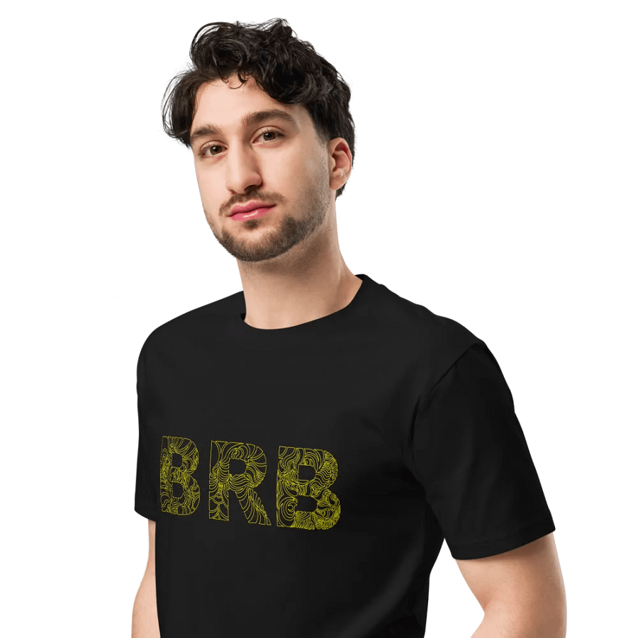 BRB - yellow line art product image (4)