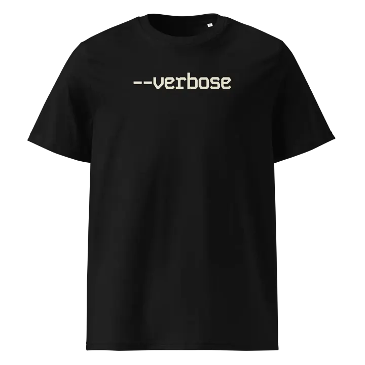 --verbose - Organic Cotton Tee product image (1)