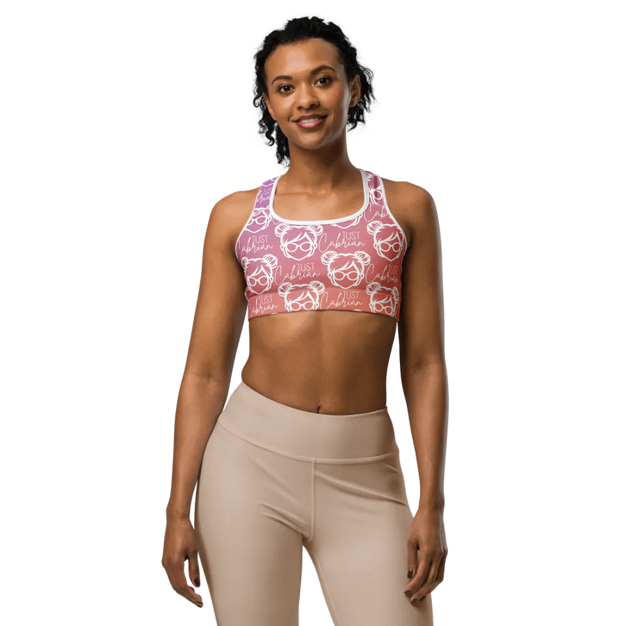 JustCabrian Ombre Sports Bra product image (1)