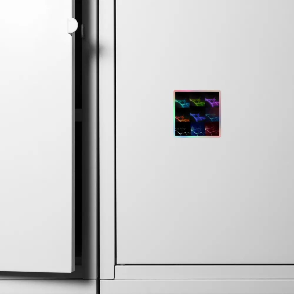 Electric Spectrum - Holographic Lightning Bolt Sticker product image (6)